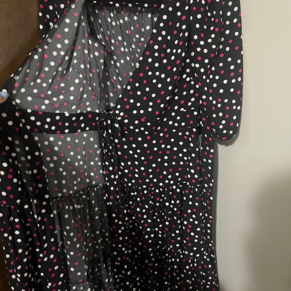 kate spade glimmer dot wrap dress - Picture 8 of 13